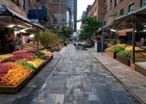 pavimentação do entorno do Mercado Municipal de Santos