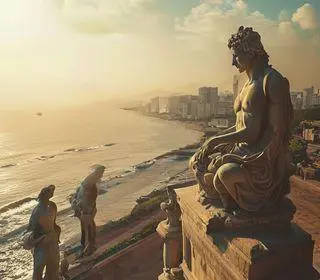 vídeo de IA no calor de Santos