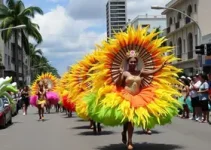 Primeira noite de desfiles em Santos