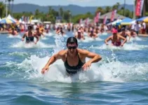 final de semana esportivo em Santos