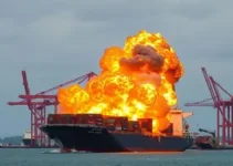 responsabilidade exportadora explosão Santos