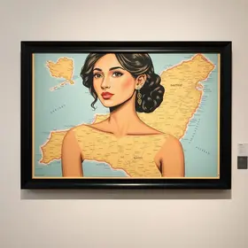 presença feminina no mapa de Santos