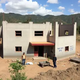 construção de escola na Zona Noroeste de Santos