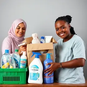 campanha de doação de produtos de higiene pessoal