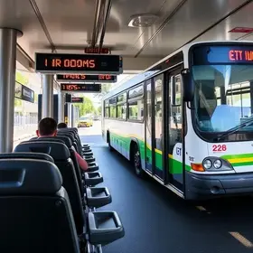 linha 100 do transporte de Santos