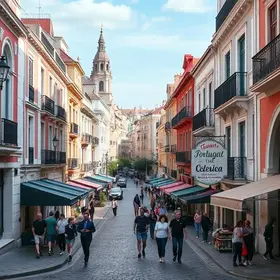 revitalização Rua República Portuguesa Santos