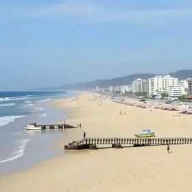 proibição de fumar nas praias de Santos