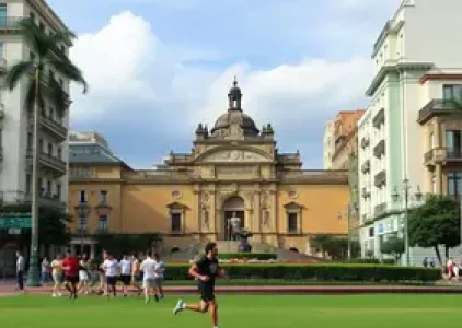 corrida e valorização do Centro Histórico de Santos
