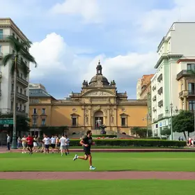 corrida e valorização do Centro Histórico de Santos