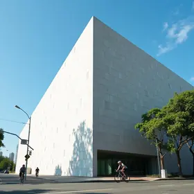 arquiteto pedala pelas ruas de Santos