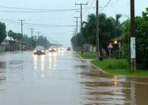 chuva em Santos